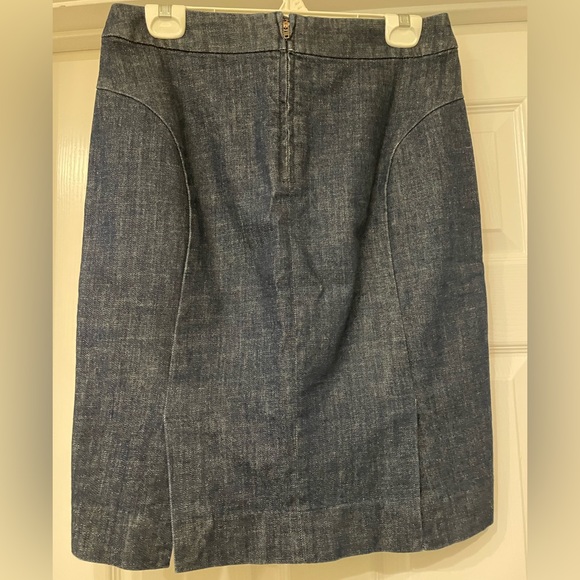 EUC J. Crew denim pencil skirt - Picture 2 of 5
